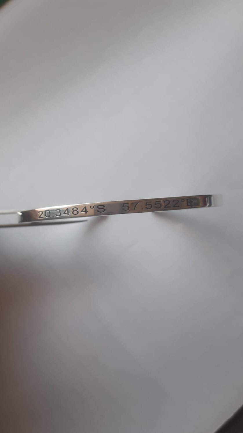 Coordinates Bracelet